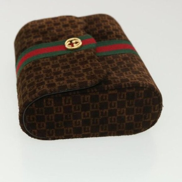 Gucci G Suede Clutch - Picture 4 of 10